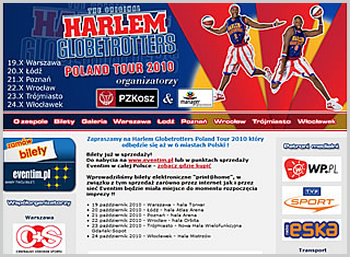 Harlem Globetrotters Poland Tour 2010